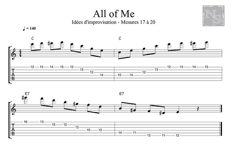 ALL OF ME MESURE 17 a 20