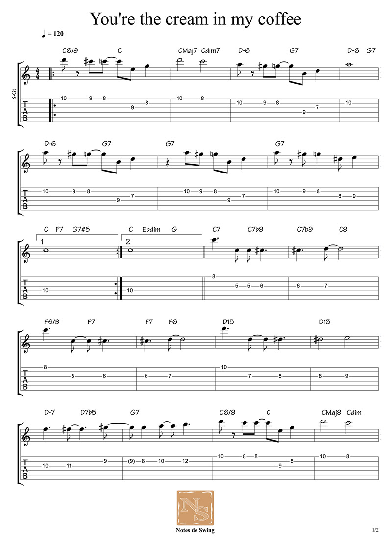 You're the cream in my coffee 1